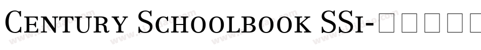 Century Schoolbook SSi字体转换
